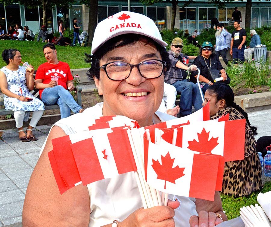 Park Exers treated to a BIG Canada Day celebration