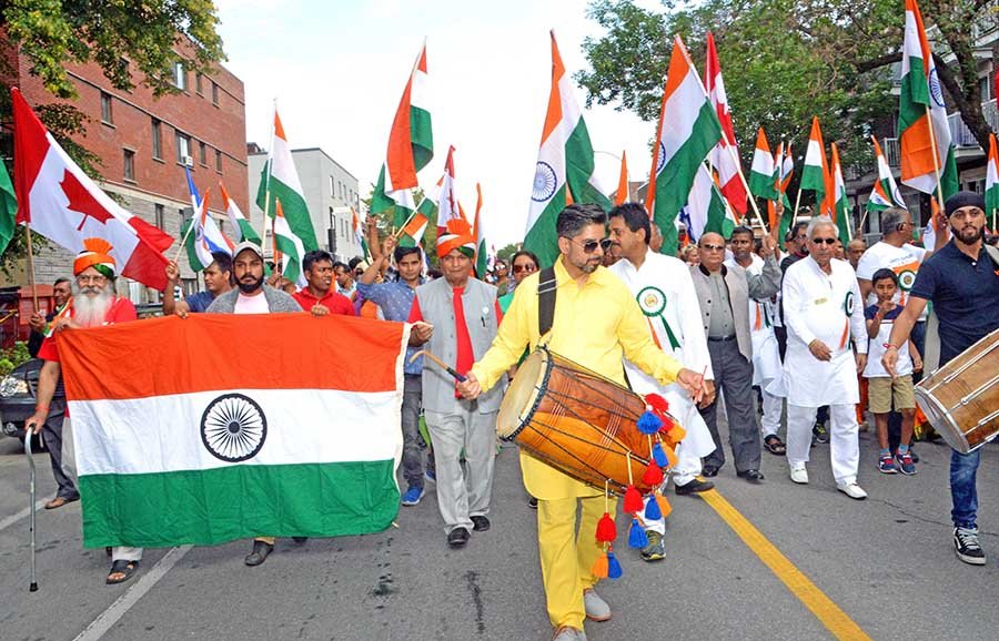 Indian independence celebrated in Park Ex with boisterous parade