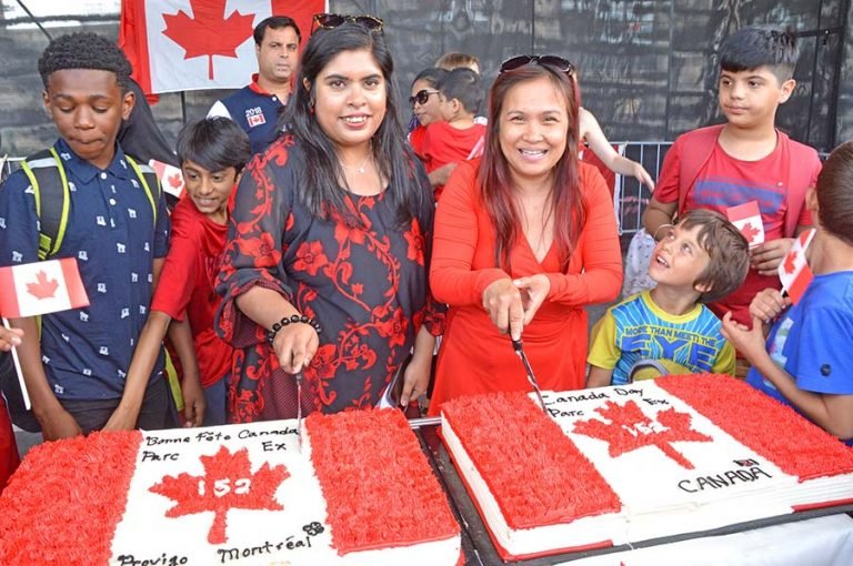 Park Exers treated to a BIG Canada Day celebration