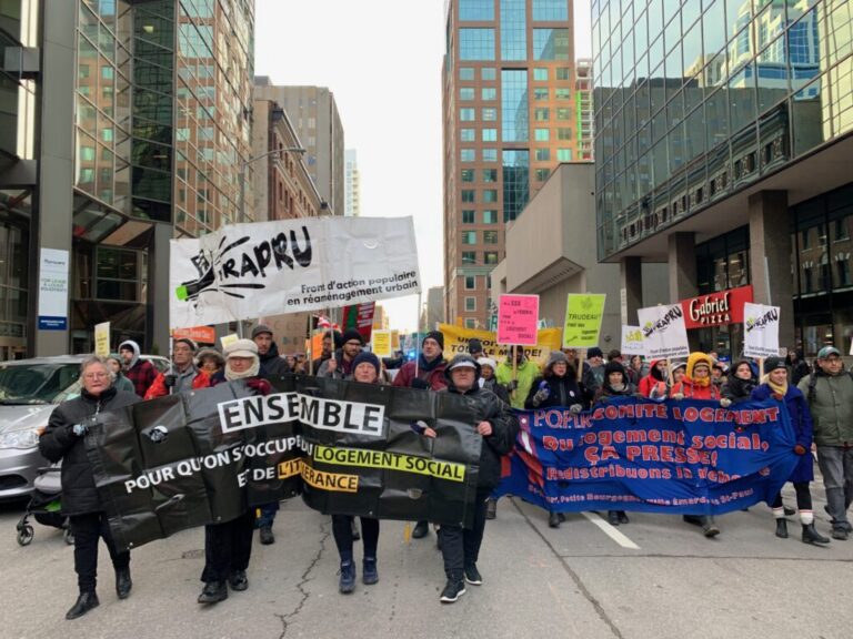 FRAPRU Launches Week of Action Against Quebec’s Housing Crisis