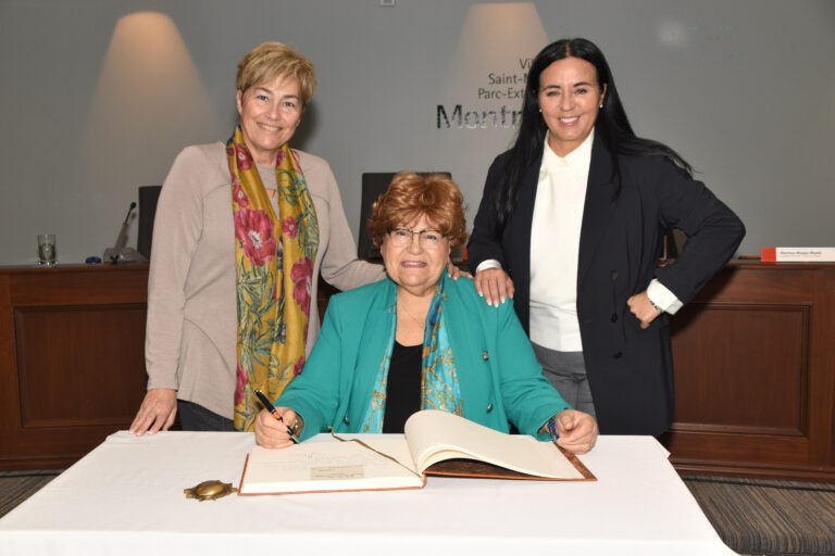 VSMP borough council pays homage to former Parc Ex councillor Mary Deros